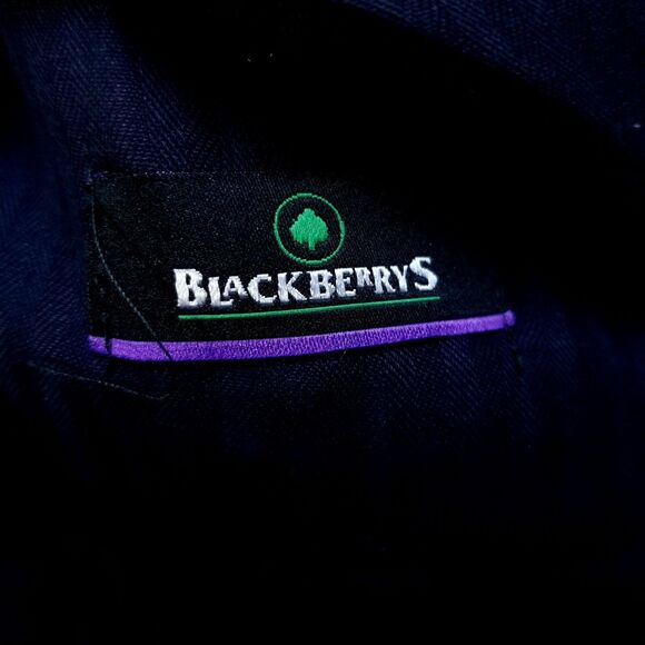 Blackberrys Dress Pants Mens 36x34 Black Flat Front Straight Relaxed Dark Wash - Picture 10 of 12